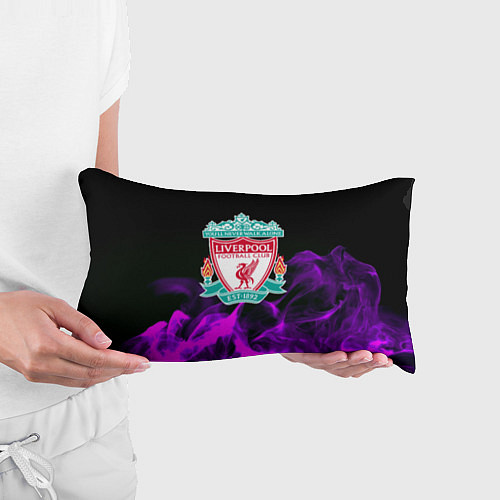 Подушка-антистресс Liverpool неоновый огонь / 3D-принт – фото 3