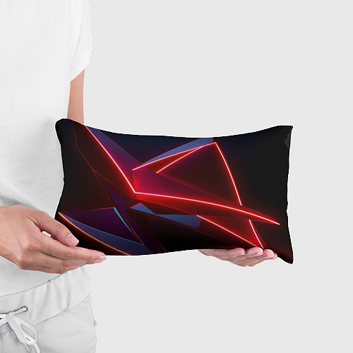 Подушка-антистресс Neon laser red / 3D-принт – фото 3