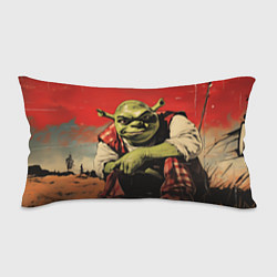 Подушка-антистресс Шрек на фоне природы, цвет: 3D-принт