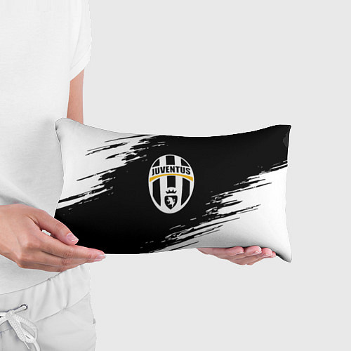 Подушка-антистресс Juventus краски штрихи текстура / 3D-принт – фото 3