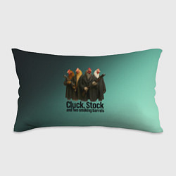 Подушка-антистресс Петухи - карты деньги два ствола