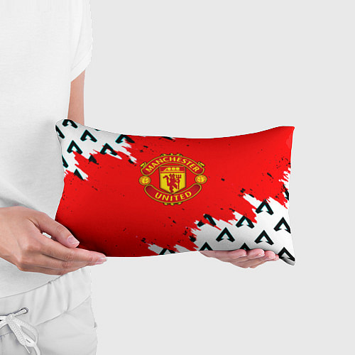 Подушка-антистресс Манчестер Юнайтед символы краски / 3D-принт – фото 3