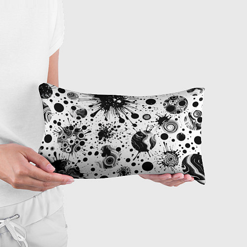 Подушка-антистресс Паттерн из абстрактных клякс - нейроарт / 3D-принт – фото 3