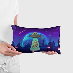 Подушка-антистресс Инопланетяне похищают корову, цвет: 3D-принт — фото 2