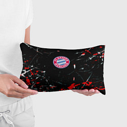 Подушка-антистресс Бавария Мюнхен штрихи красок, цвет: 3D-принт — фото 2