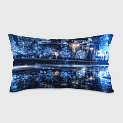 Подушка-антистресс Новогодняя ночная Москва, цвет: 3D-принт