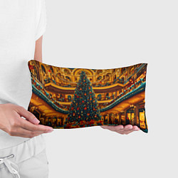 Подушка-антистресс Московская новогодняя елка, цвет: 3D-принт — фото 2