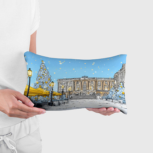 Подушка-антистресс Новогодний день в Москве / 3D-принт – фото 3