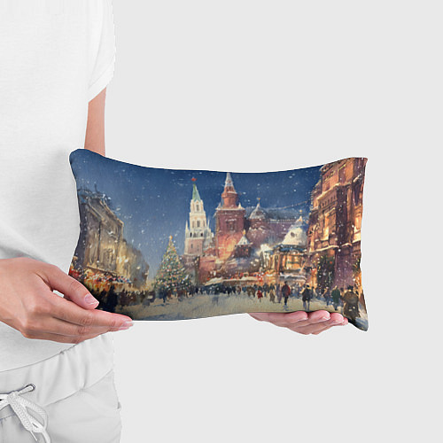Подушка-антистресс Новый год - Москва / 3D-принт – фото 3