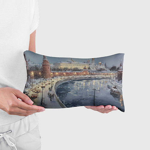 Подушка-антистресс Новогодние праздники в Москве / 3D-принт – фото 3