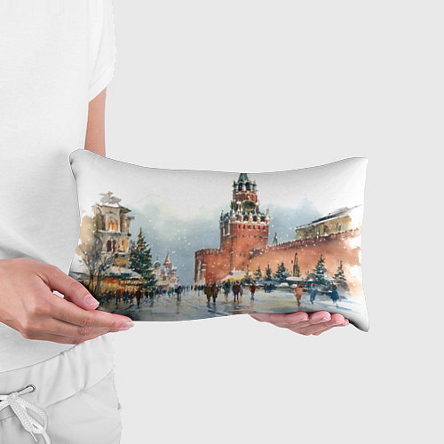 Подушка-антистресс Новогодний Кремль / 3D-принт – фото 3
