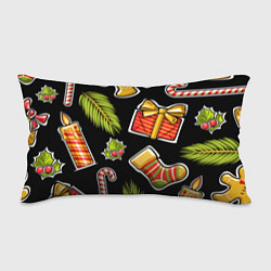 Подушка-антистресс Рождественский вайб, цвет: 3D-принт