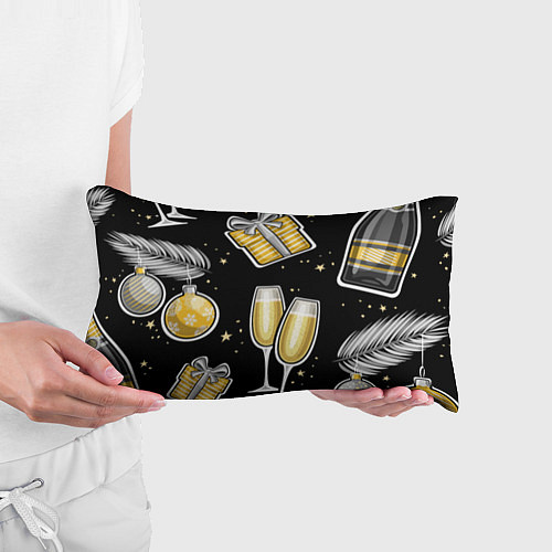 Подушка-антистресс Новогодний вайб / 3D-принт – фото 3