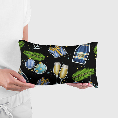 Подушка-антистресс Новогодний вайб / 3D-принт – фото 3