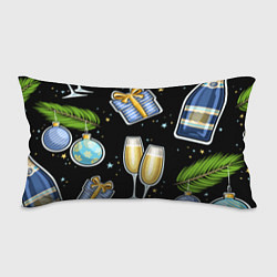 Подушка-антистресс Новогодний вайб, цвет: 3D-принт