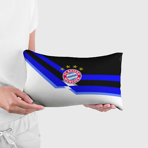 Подушка-антистресс Бавария Мюнхен полосы спорт / 3D-принт – фото 3