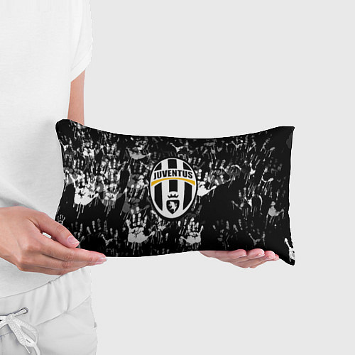 Подушка-антистресс Ювентус текстура руки краски / 3D-принт – фото 3
