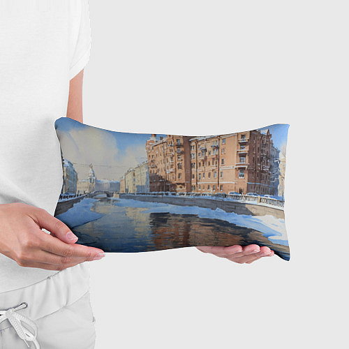 Подушка-антистресс Зимний Санкт-Петербург / 3D-принт – фото 3