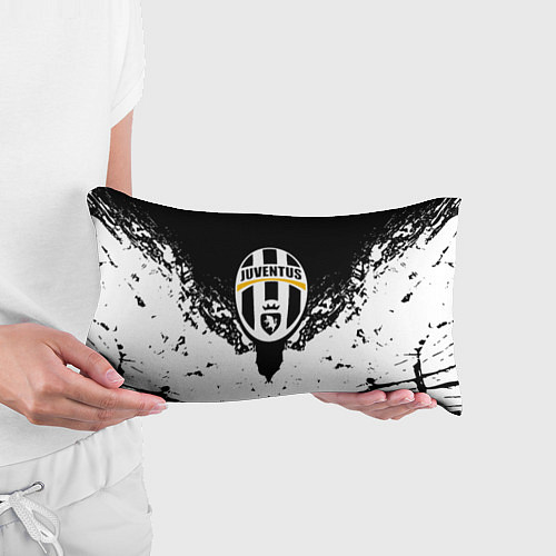 Подушка-антистресс Ювентус краски всплеск текстура / 3D-принт – фото 3