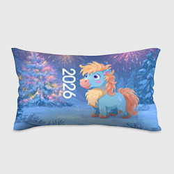 Подушка-антистресс Милая лошадка 2026, цвет: 3D-принт