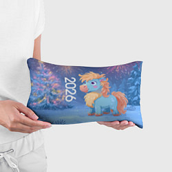 Подушка-антистресс Милая лошадка 2026, цвет: 3D-принт — фото 2
