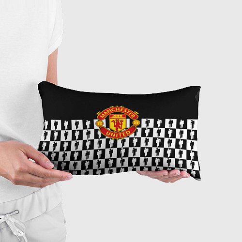 Подушка-антистресс Манчестер Юнайтед люди паттерн / 3D-принт – фото 3