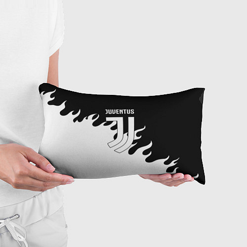 Подушка-антистресс Ювентус огонь текстура / 3D-принт – фото 3