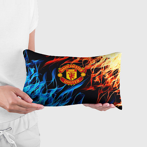Подушка-антистресс Манчестер Юнайтед огонь битва / 3D-принт – фото 3