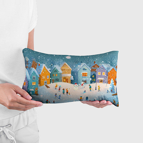 Подушка-антистресс Новогодние каникулы / 3D-принт – фото 3