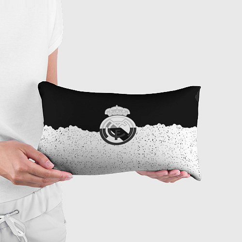 Подушка-антистресс Реал Мадрид лого ночь текстура / 3D-принт – фото 3