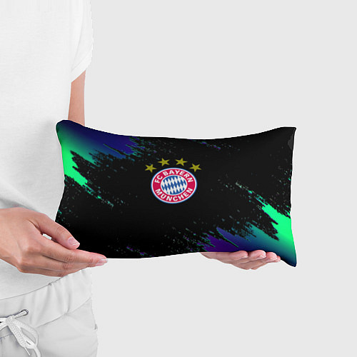 Подушка-антистресс Бавария Мюнхен краски текстура / 3D-принт – фото 3