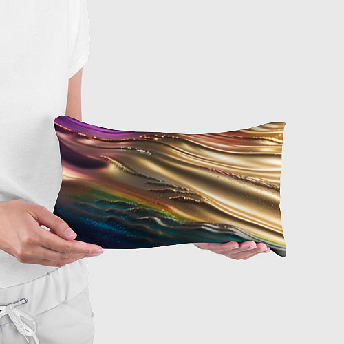 Подушка-антистресс Переливающийся расплавленный металл / 3D-принт – фото 3