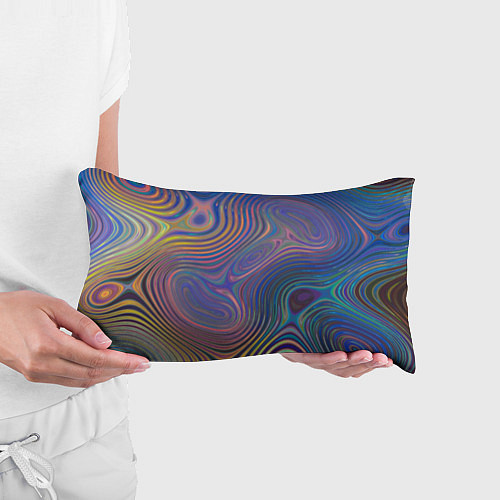 Подушка-антистресс Абстрактная рябь / 3D-принт – фото 3