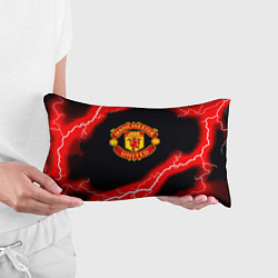 Подушка-антистресс Манчестер Юнайтед шторм молнии, цвет: 3D-принт — фото 2