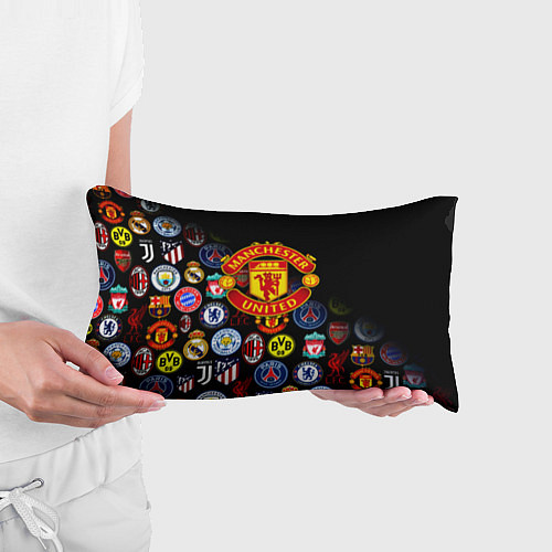 Подушка-антистресс Манчестер логотипы команд / 3D-принт – фото 3