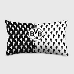 Подушка-антистресс Borussia черно белые люди, цвет: 3D-принт