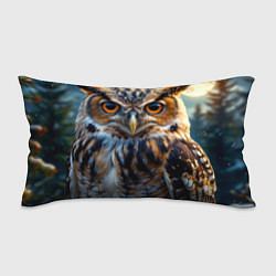 Подушка-антистресс Лунная сова в лесу, цвет: 3D-принт