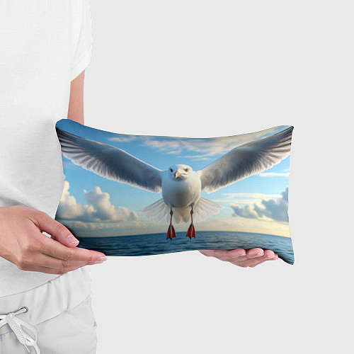 Подушка-антистресс Чайка над волной / 3D-принт – фото 3