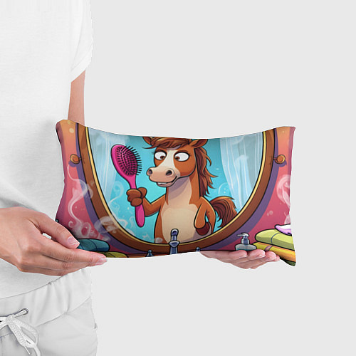 Подушка-антистресс Лошадка с расческой / 3D-принт – фото 3