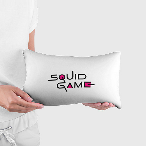 Подушка-антистресс Игра в кальмара с надписью / 3D-принт – фото 3