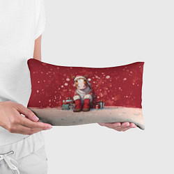 Подушка-антистресс Лошадка в новогодних сапогах, цвет: 3D-принт — фото 2