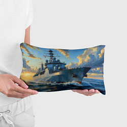 Подушка-антистресс Мощь российского флота, цвет: 3D-принт — фото 2