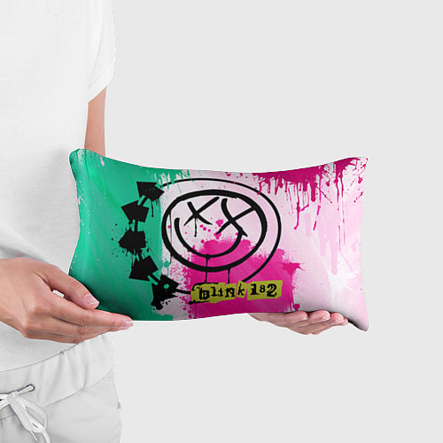 Подушка-антистресс Blink-182: Purple Smile / 3D-принт – фото 3