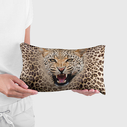 Подушка-антистресс Взгляд леопарда / 3D-принт – фото 3