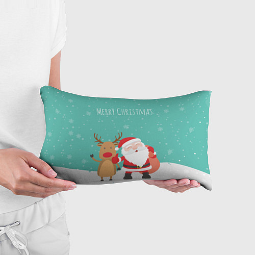 Подушка-антистресс Merry Christmas / 3D-принт – фото 3