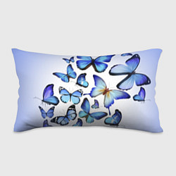Подушка-антистресс Голубые бабочки, цвет: 3D-принт