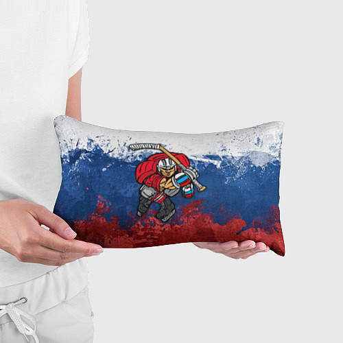 Подушка-антистресс Русский хоккеист / 3D-принт – фото 3