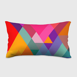 Подушка-антистресс Разноцветные полигоны, цвет: 3D-принт