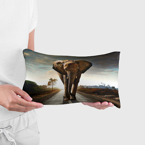 Подушка-антистресс Дикий слон / 3D-принт – фото 3