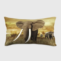 Подушка-антистресс Могучий слон, цвет: 3D-принт